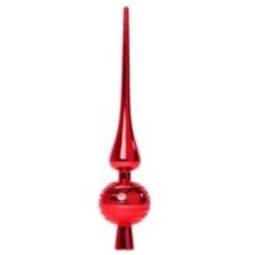 PUNTALE PLASTICA H28CM ROSSO GLITTER LUCIDO