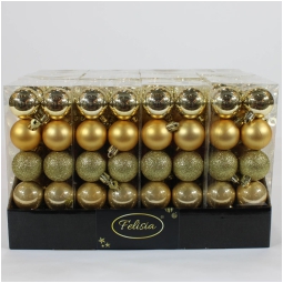 SFERA PLASTICA D40MM 20PZ ORO