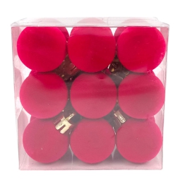 SFERE D3CM ROSSO 18PZ FLOCCATA