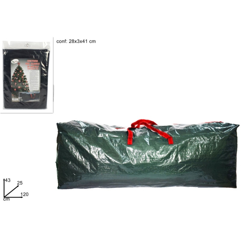 SACCA CUSTODIA ALBERO DI NATALE 120X25X43CM