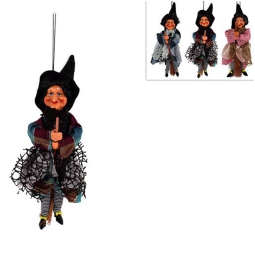 BEFANA DA APPENDERE H25CM SOGGETTI ASSORTITI