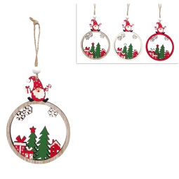DECORO DA APPENDERE 2 PEZZI  SOGGETTI ASSORTITI