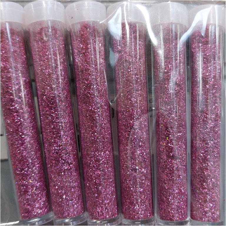 TUBETTI GLITTER 2GR 6PZ ROSA