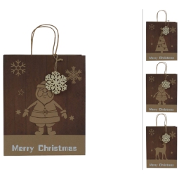 SHOPPER 26X32X10CM CRAFT NATALE SOGGETTI ASSORTITI