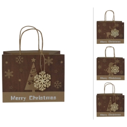 SHOPPER 23X18X10CM CRAFT NATALE SOGGETTI ASSORTITI