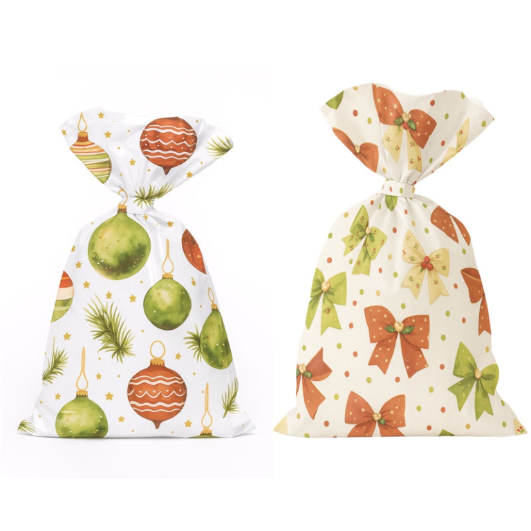 BUSTE CELLO 16X25CM 50PZ FANTASIA XMAS ASSORTITE