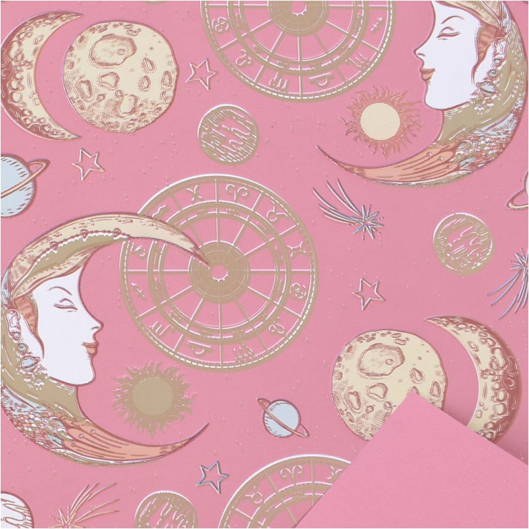 BOBINA PPL 100CMX25MT LUNA 2 LATI ROSA ANTICO