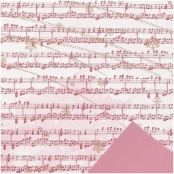 BOBINA PPL 100CMX25MT MUSICA 2 LATI ROSA