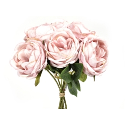 FIORE MAZZO ROSA 6 FIORI ROSA