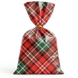 BUSTE CELLO 20X35CM 50PZ ABERDEEN SCOZZESE/ROSSO