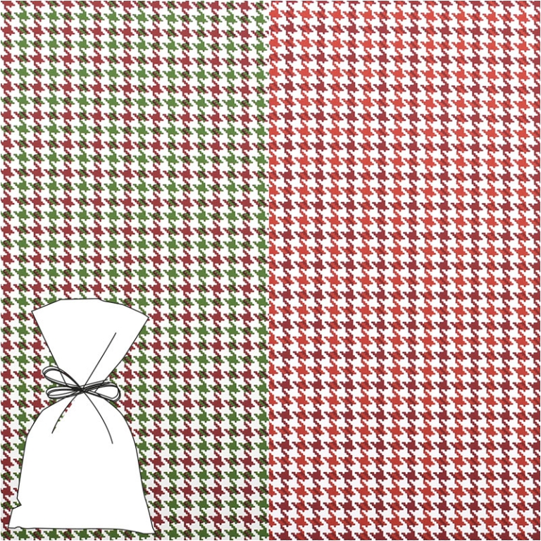 BUSTE CELLO 16X25CM 50PZ PIED DE POULE DOUBLE