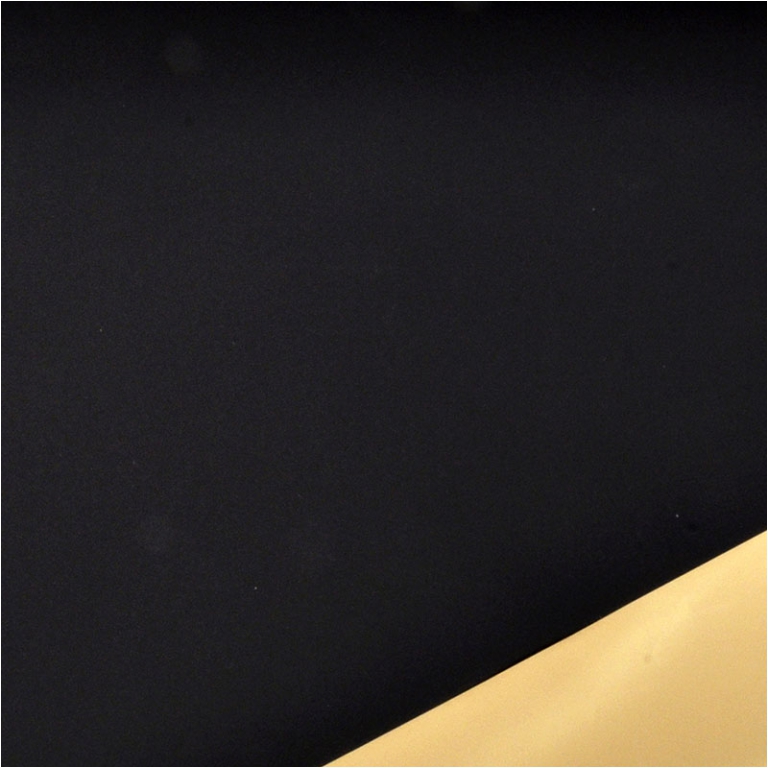 BOBINA PPL 100CMX25MT SATINATO 2 LATI ORO NERO