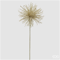RAMO POMPOM GLITTER H60CM CHAMPAGNE