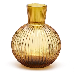 VASO AMPOLLA D29H35CM    VETRO AMBRA