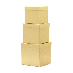 SCATOLA SET 3PZ GLITTER  ORO