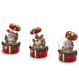SFERACQUA H10CM XMAS     SOGGETTI ASSORTITI