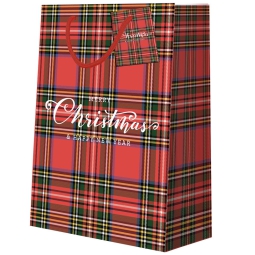 SHOPPER XMAS 26X9X32CM   SCOZZESE
