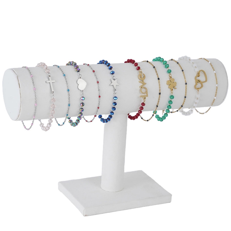 BRACCIALE CRISTALLI 12PZ ACCIAIO PLACCATO EXPO