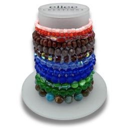 BRACCIALE PIETRE 12PZ    SOGGETTI ASSORTITI EXPOBANCO