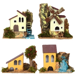CASETTE 13X9H12CM SET 4PZ SOGGETTI ASSORTITI