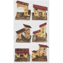 CASINE 2 PEZZI 6X6H8CM IN    BUSTA