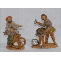 FIGURANTI 2 PEZZI 10CM       IN BUSTA