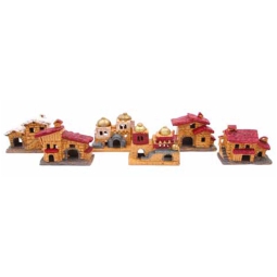 CASINE ASSORTITE 9X4X7CM SET 2 PEZZI