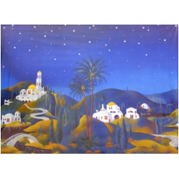 FONDALE PRESEPIO 70X100CM  ASSORTITO