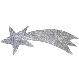 STELLA COMETA ARGENTO    17X6CM