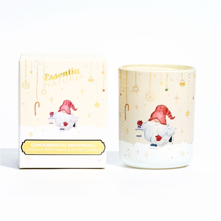 CANDELA PROFUMATA VETRO  100GR PAN DI ZENZERO