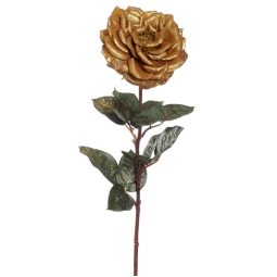 FIORE ROSA H70CM COLOR ORO