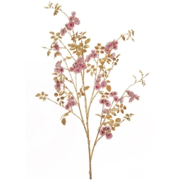RAMO FIORE CORNIOLO H130CM MALVA