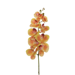 FIORE ORCHIDEA RAMO H105CM ARANCIO