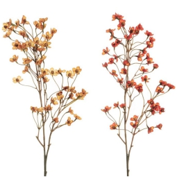 RAMO FIORE WAX H93CM     COLORI AUTUNNALI