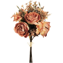 BOUQUET MISTO H35CM      COLORI AUTUNNALI