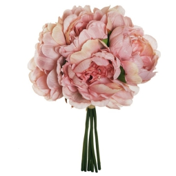 BOUQUET PEONIE H29CM     MALVA