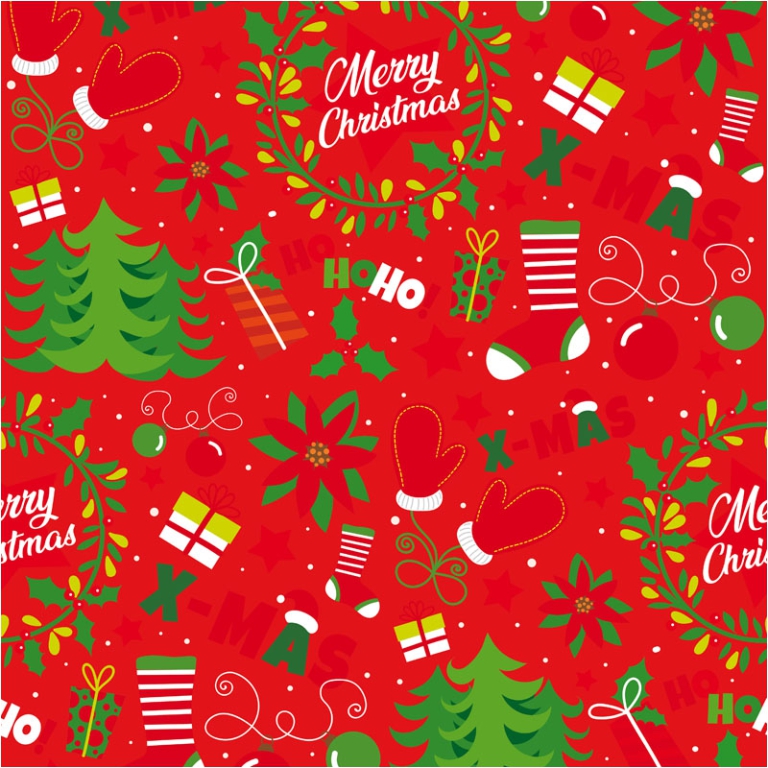 CARTA REGALO 70X100CM 10 FOGLI DIS.121 NATALE