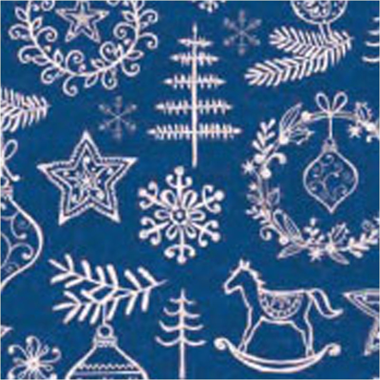CARTA REGALO 70X100CM 10 FOGLI DIS.117 NATALE