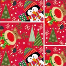CARTA REGALO 100X140CM 10 FOGLI DIS.120 NATALE