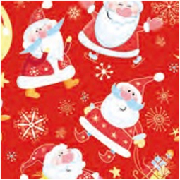 CARTA REGALO 100X140CM 10 FOGLI DIS.129 NATALE