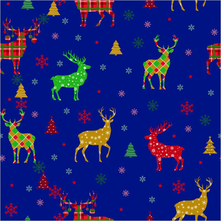 CARTA REGALO 70X100CM 10 FOGLI DIS.105 NATALE