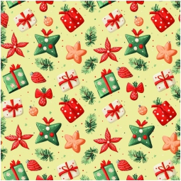 CARTA REGALO 70X100CM 10 FOGLI DIS.116 NATALE