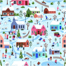 CARTA REGALO 70X100CM 10 FOGLI DIS.119 NATALE