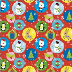 CARTA REGALO 100X140CM 10 FOGLI DIS.120 NATALE