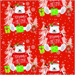 CARTA REGALO 70X100CM 10 FOGLI NATALE