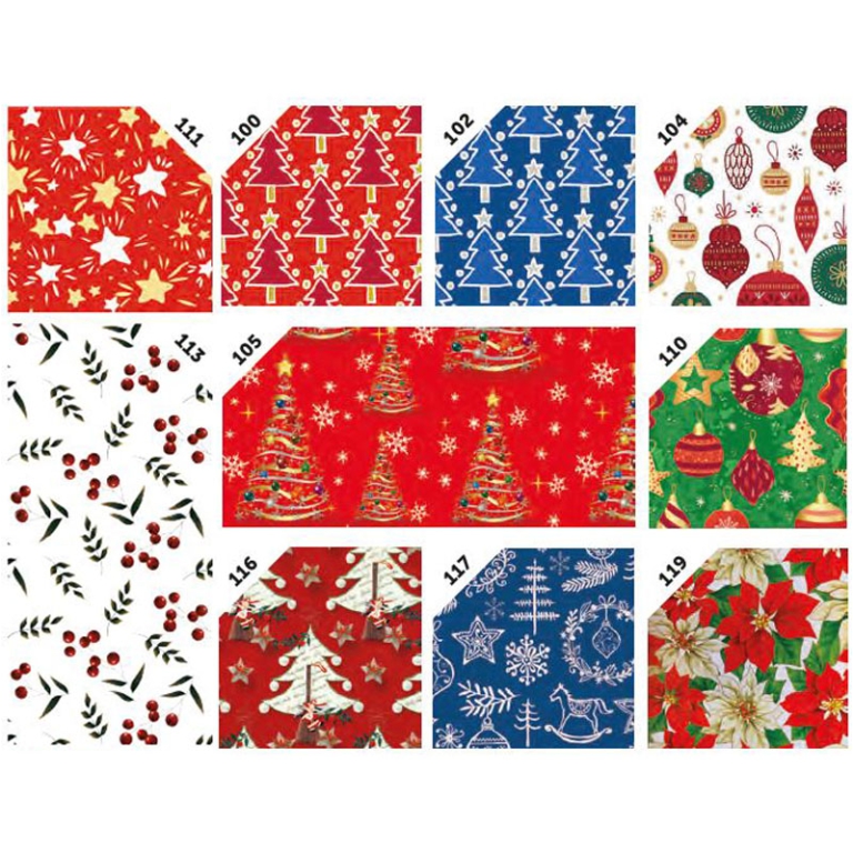 CARTA REGALO 70X100CM 50 FOGLI NATEL CLASSICO N1