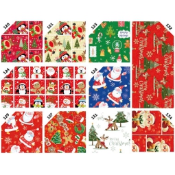 CARTA REGALO 70X100CM 50 FOGLI NATELE YOUNG N3