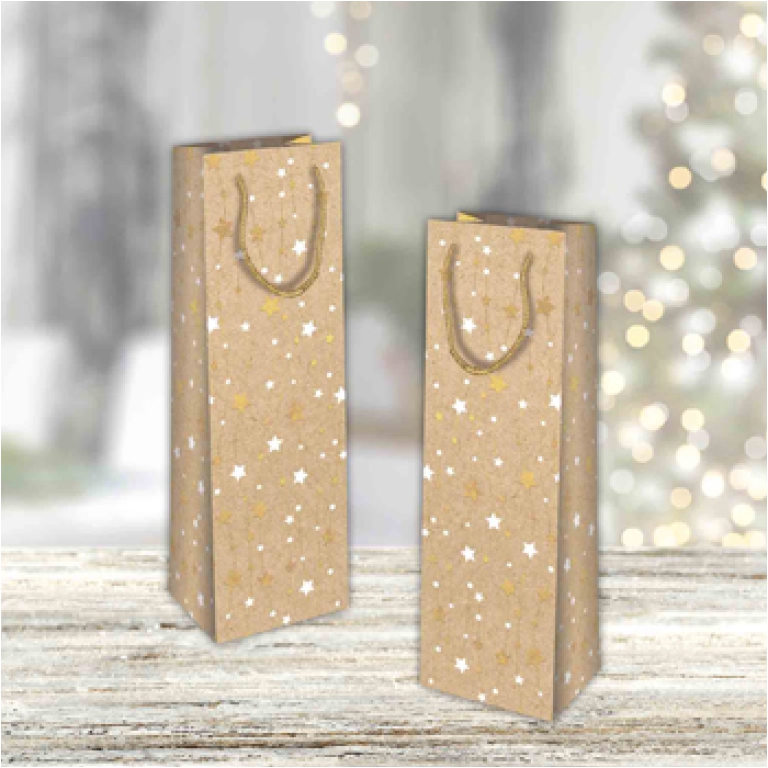 SHOPPER BOTTIGLIA 12X9H39CM WOOD