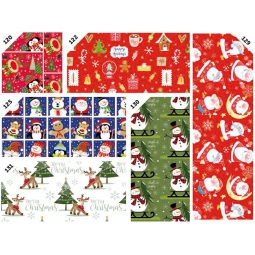 ROTOLO CARTA REGALO 70CMX2MT NATALE RN3 HAPPY