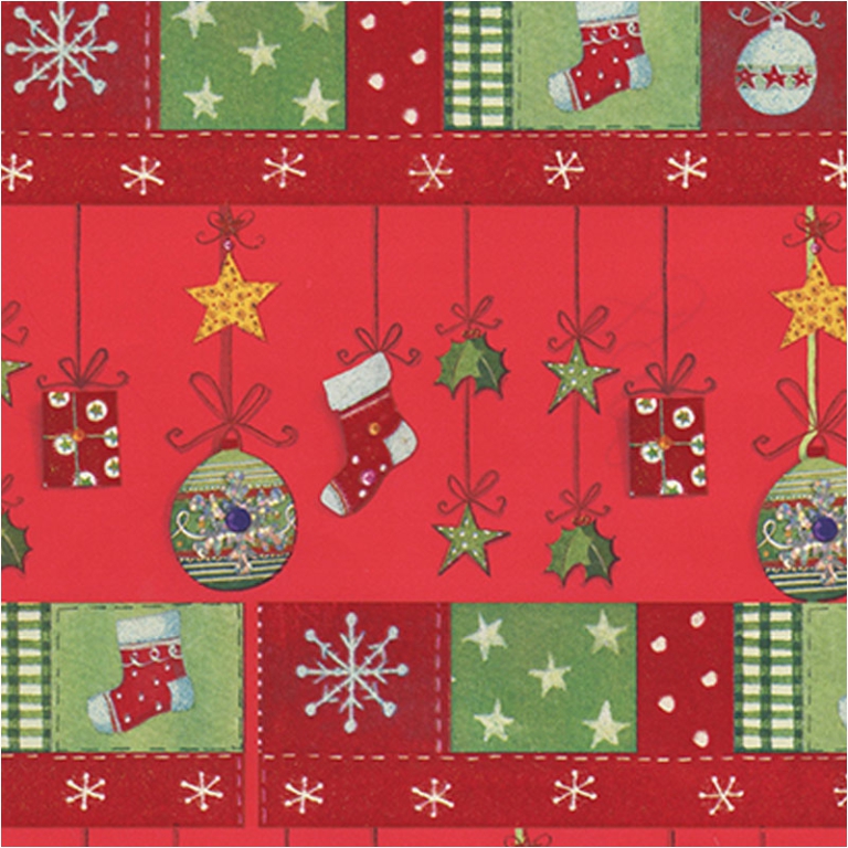 CARTA REGALO 70X100CM 10 FOGLI DIS.112 NATALE
